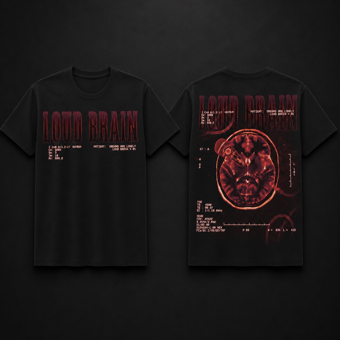 LOUD BRAIN tee