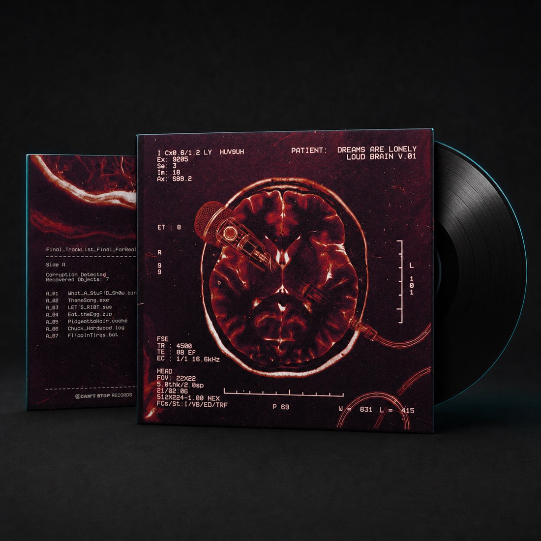 LOUD BRAIN product mockup