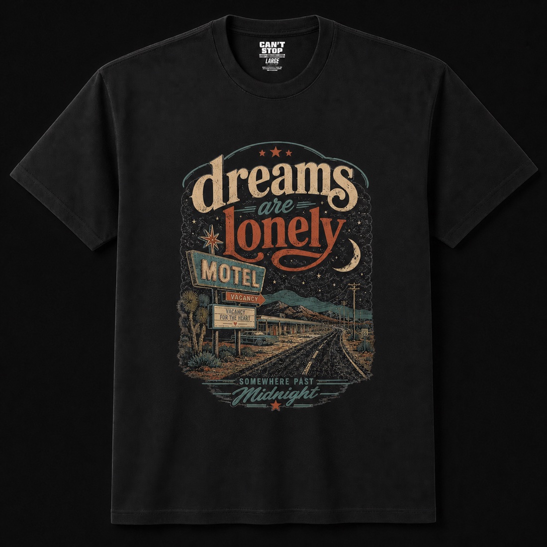 Vacancy for the Heart Tee product mockup